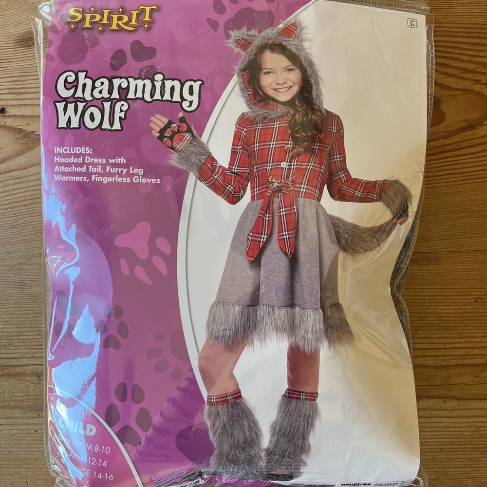 COPY - Size 8-10 wolf costume